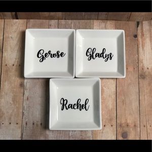 Personalized Ring Dish